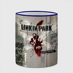 Кружка 3D Hybrid Theory Live Around The World - Linkin Park, цвет: 3D-синий кант — фото 2