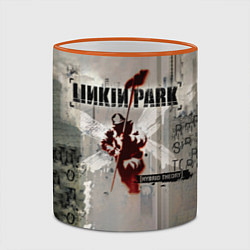 Кружка 3D Hybrid Theory Live Around The World - Linkin Park, цвет: 3D-оранжевый кант — фото 2