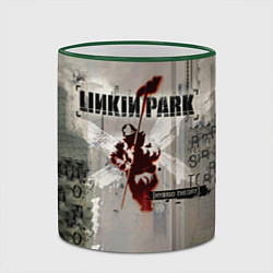 Кружка 3D Hybrid Theory Live Around The World - Linkin Park, цвет: 3D-зеленый кант — фото 2