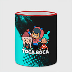 Кружка 3D Toca Boca Рита и Леон, цвет: 3D-красный кант — фото 2
