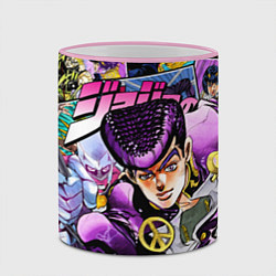 Кружка 3D JoJos Bizarre Adventure: Josuke, цвет: 3D-розовый кант — фото 2