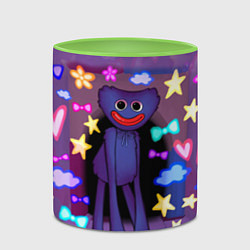 Кружка 3D POPPY PLAYTIME - МИЛЫЙ ХАГГИ ВАГГИ, цвет: 3D-белый + светло-зеленый — фото 2