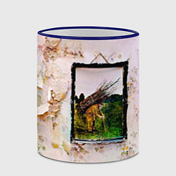 Кружка 3D Led Zeppelin IV - четвёртый студийный альбом, цвет: 3D-синий кант — фото 2