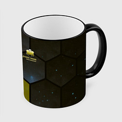 Кружка 3D JWST space cell theme, цвет: 3D-черный кант