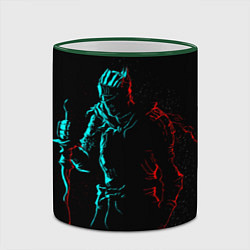 Кружка 3D Dark Souls NEON Силуэт, цвет: 3D-зеленый кант — фото 2