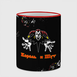 Кружка 3D КОРОЛЬ И ШУТ, ГЕРОИ И ЗЛОДЕИ!, цвет: 3D-красный кант — фото 2