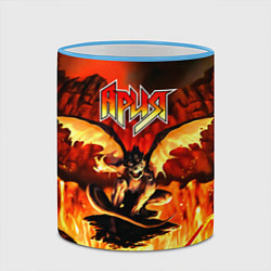 Кружка 3D Штиль - Ария, цвет: 3D-небесно-голубой кант — фото 2