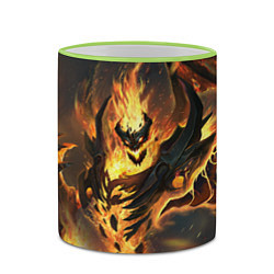 Кружка 3D DOTA 2 SHADOW FIEND ТЕНЬ, цвет: 3D-светло-зеленый кант — фото 2