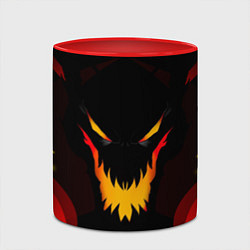 Кружка 3D DOTA 2 SHADOW FIEND ТЕНЬ ОГОНЬ, цвет: 3D-белый + красный — фото 2