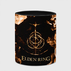 Кружка 3D Elden Ring Logo, цвет: 3D-белый + черный — фото 2