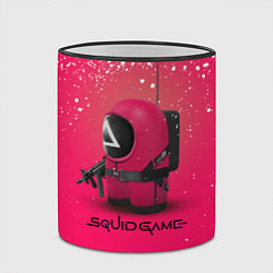 Кружка 3D Among Us x Squid Game, цвет: 3D-черный кант — фото 2