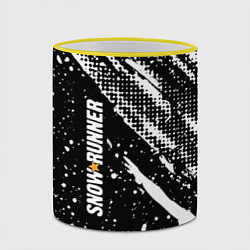 Кружка 3D SnowRunner Logo, цвет: 3D-желтый кант — фото 2