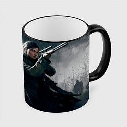 Кружка 3D Hunt showdown party, цвет: 3D-черный кант