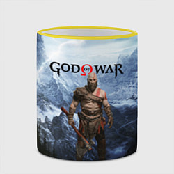Кружка 3D Великий God of War Z, цвет: 3D-желтый кант — фото 2