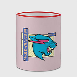 Кружка 3D Mr Beast Japan Full Print, цвет: 3D-красный кант — фото 2