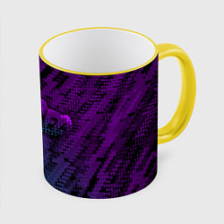 Кружка 3D WATCH DOGS DED SEC NEON, цвет: 3D-желтый кант
