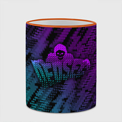Кружка 3D WATCH DOGS DED SEC NEON, цвет: 3D-оранжевый кант — фото 2