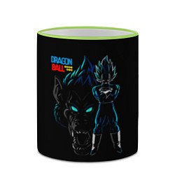 Кружка 3D Dragon Ball Z Dark, цвет: 3D-светло-зеленый кант — фото 2