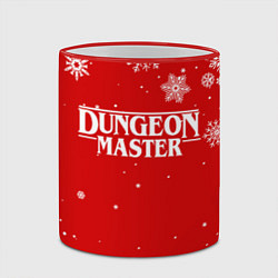 Кружка 3D ГАЧИМУЧИ DUNGEON MASTER НОВОГОДНИЙ, цвет: 3D-красный кант — фото 2
