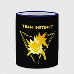 Кружка 3D Team Instinct - Pokemon GO, цвет: 3D-синий кант — фото 2