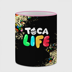 Кружка 3D Toca Life Тока Бока, цвет: 3D-розовый кант — фото 2
