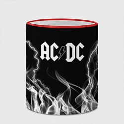 Кружка 3D ACDC Fire, цвет: 3D-красный кант — фото 2