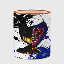 Кружка 3D BENDY AND THE INK MACHINE POPPY PLAYTIME, цвет: 3D-оранжевый кант — фото 2