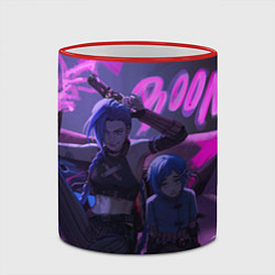 Кружка 3D Джинкс Паудер - Jinx Powder, цвет: 3D-красный кант — фото 2