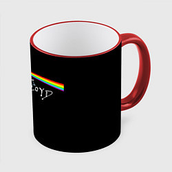 Кружка 3D PINK FLOYD - ПИНК ФЛОЙД, цвет: 3D-красный кант