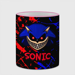 Кружка 3D SONIC EXE DARK SONIC, цвет: 3D-розовый кант — фото 2