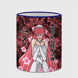 Кружка 3D Красавица и Дракон Ryu to Sobakasu no Hime, цвет: 3D-синий кант — фото 2
