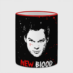 Кружка 3D Декстер Новая Кровь Dexter New Blood, цвет: 3D-красный кант — фото 2
