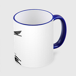 Кружка 3D Honda sport pattern, цвет: 3D-синий кант