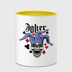 Кружка 3D JOKER Джокер, цвет: 3D-белый + желтый — фото 2