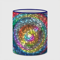 Кружка 3D Я в своем познании, цвет: 3D-синий кант — фото 2