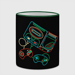 Кружка 3D SEGA, цвет: 3D-зеленый кант — фото 2