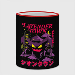 Кружка 3D Лавандовый город Хаунтера - Покемоны, цвет: 3D-красный кант — фото 2