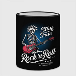 Кружка 3D Rock-n-Roll Punk, цвет: 3D-черный кант — фото 2