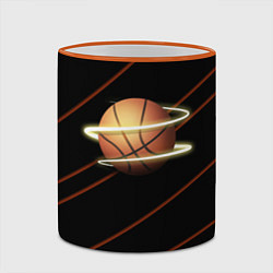 Кружка 3D Баскетбол life, цвет: 3D-оранжевый кант — фото 2