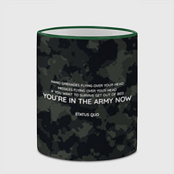 Кружка 3D ARMY NOW, цвет: 3D-зеленый кант — фото 2
