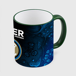 Кружка 3D INTER Pro Football Разводы, цвет: 3D-зеленый кант