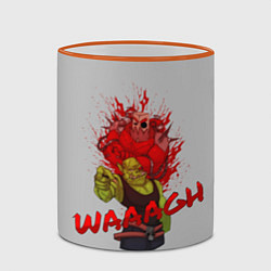 Кружка 3D Waaagh reference, цвет: 3D-оранжевый кант — фото 2