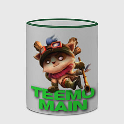 Кружка 3D Teemo main, цвет: 3D-зеленый кант — фото 2