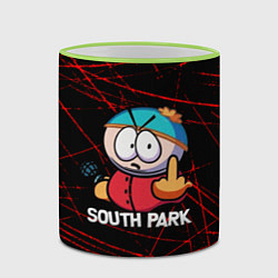 Кружка 3D Мультфильм Южный парк Эрик South Park, цвет: 3D-светло-зеленый кант — фото 2