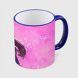 Кружка 3D Komi cant communicate, цвет: 3D-синий кант