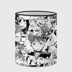 Кружка 3D Волейбол!! pattern, цвет: 3D-черный кант — фото 2