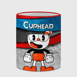 Кружка 3D Cuphead Красная чашечка, цвет: 3D-красный кант — фото 2