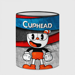 Кружка 3D Cuphead Красная чашечка, цвет: 3D-черный кант — фото 2