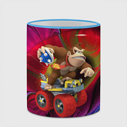 Кружка 3D Mario Donkey Kong Nintendo Video Game, цвет: 3D-небесно-голубой кант — фото 2