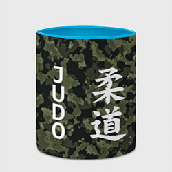 Кружка 3D JUDO МИЛИТАРИ, цвет: 3D-белый + небесно-голубой — фото 2